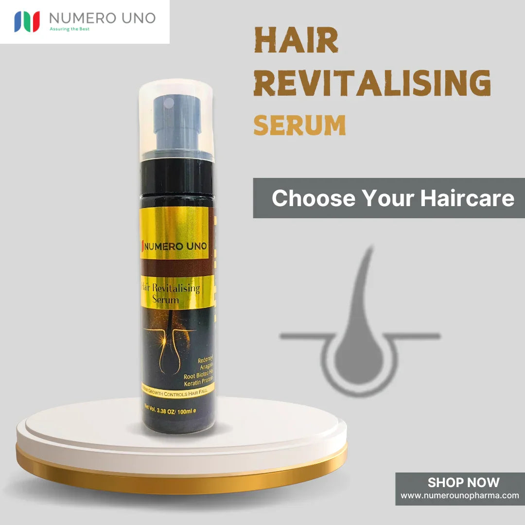 Numero Uno Hair Revitalising Serum | Hair Growth, Density Boost & Root Strengthening