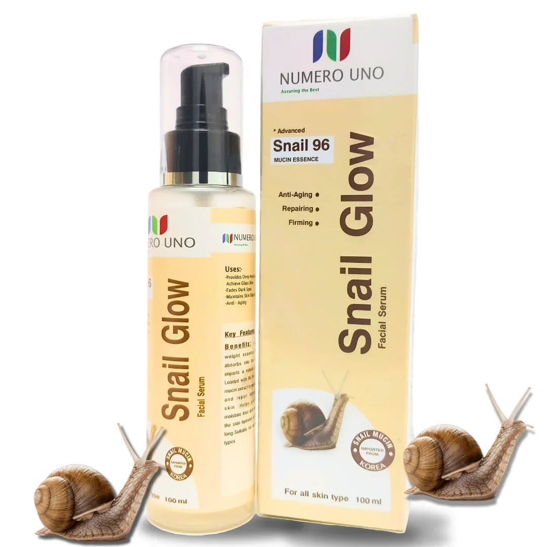 Snail Glow Facial Serum | Hydrating, Anti-Aging & Skin Radiance Booster