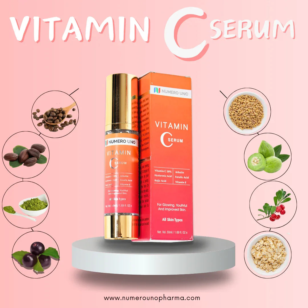 Numero Uno Vitamin C Serum | 20% L-Ascorbic Acid, Brightening, Anti-Pigmentation & Anti-Aging