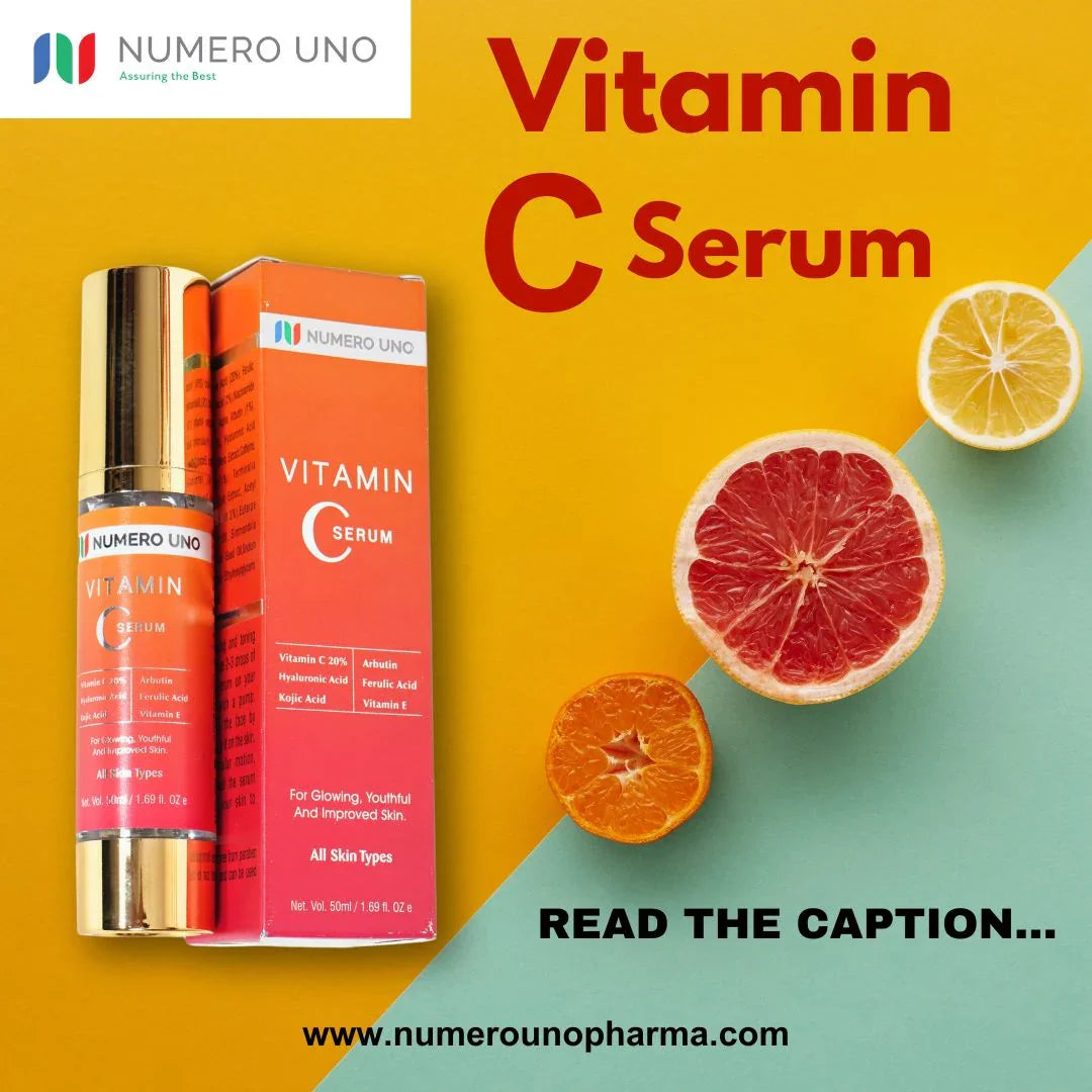 Numero Uno Vitamin C Serum | 20% L-Ascorbic Acid, Brightening, Anti-Pigmentation & Anti-Aging